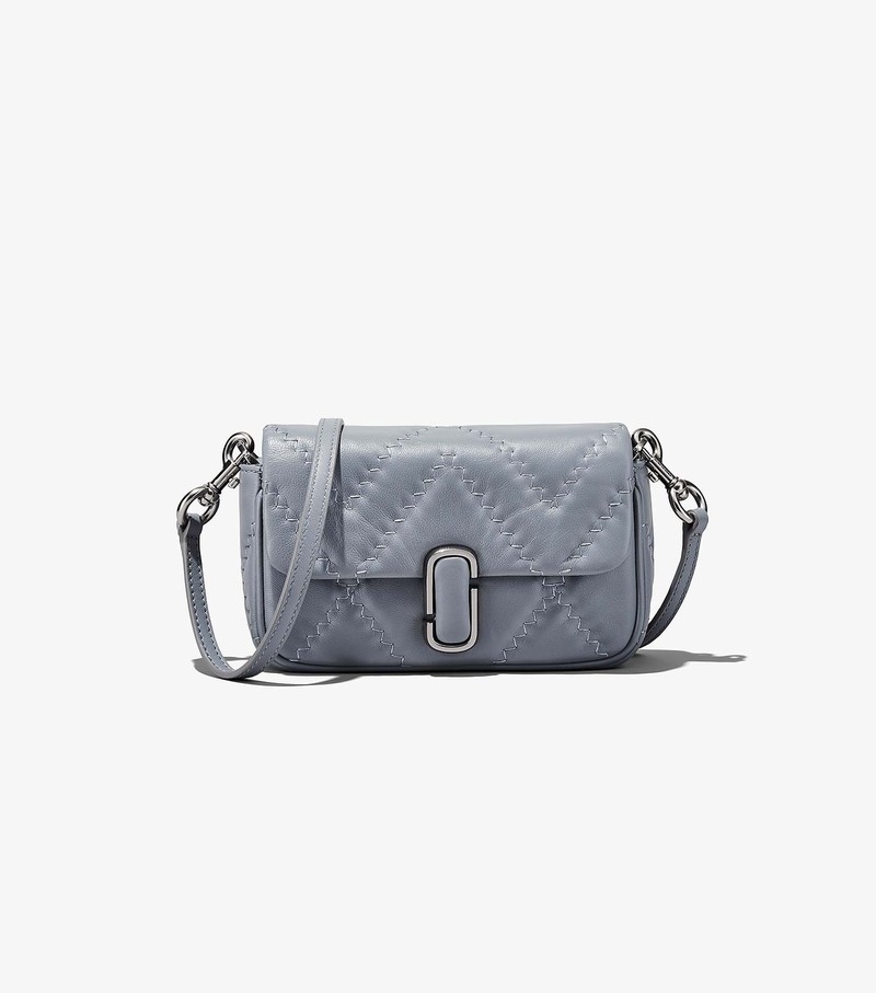 Women's Marc Jacobs Quilted Leather J Marc Mini Bags Grey | MBHKX-6908