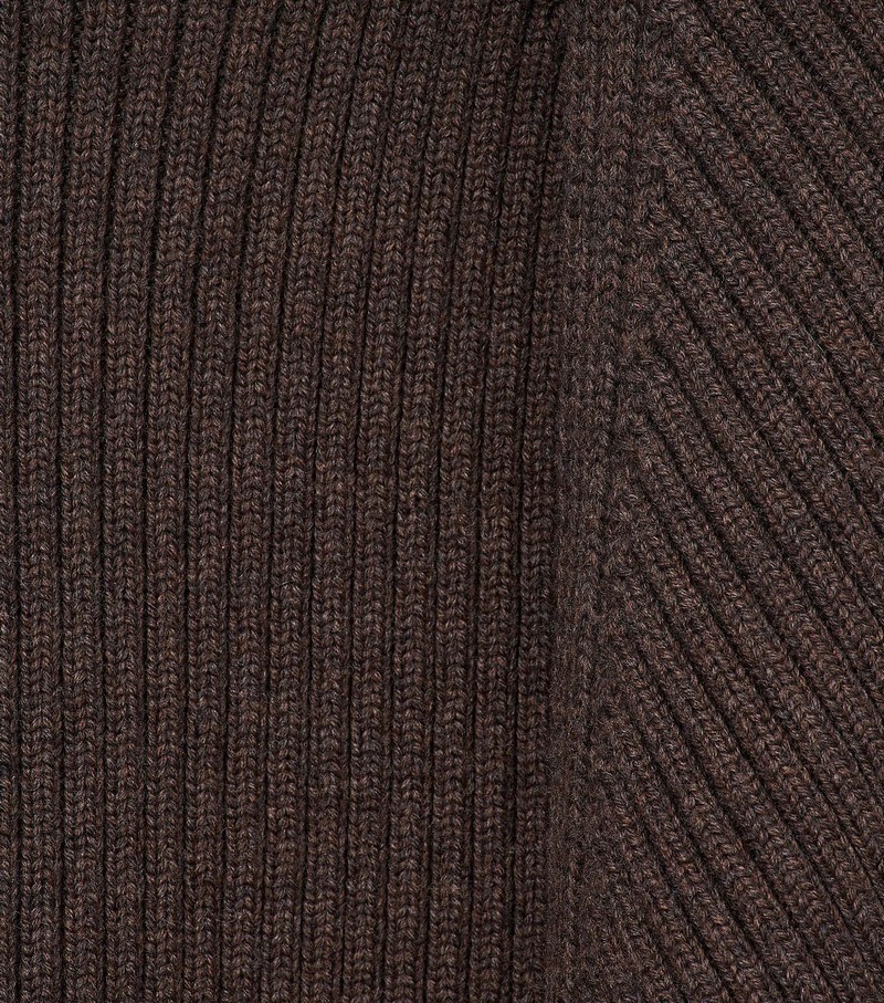 Women's Marc Jacobs Ribbed Bolero Cardigan Sweater Brown | HITDZ-3542