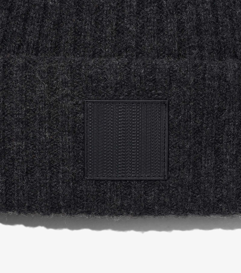 Women's Marc Jacobs Ribbed Hats Black | CSLJK-1423