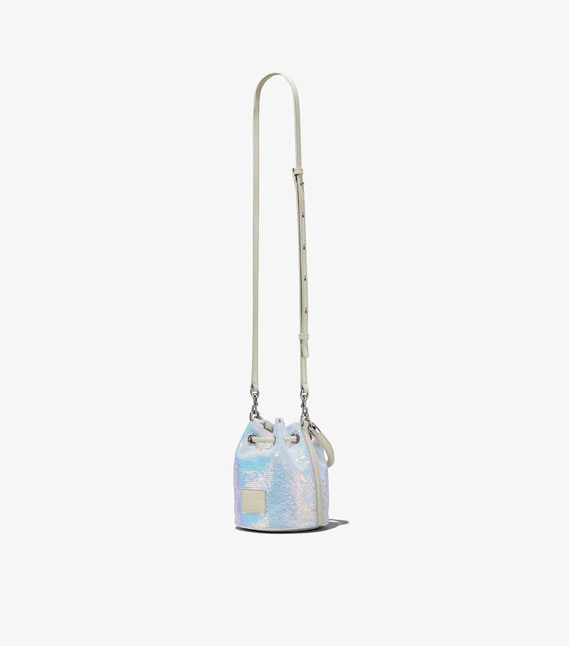 Women's Marc Jacobs Sequin Micro Bucket Bags Multicolor | YHFTC-9246