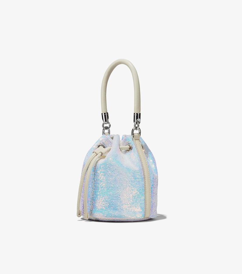 Women's Marc Jacobs Sequin Micro Bucket Bags Multicolor | YHFTC-9246