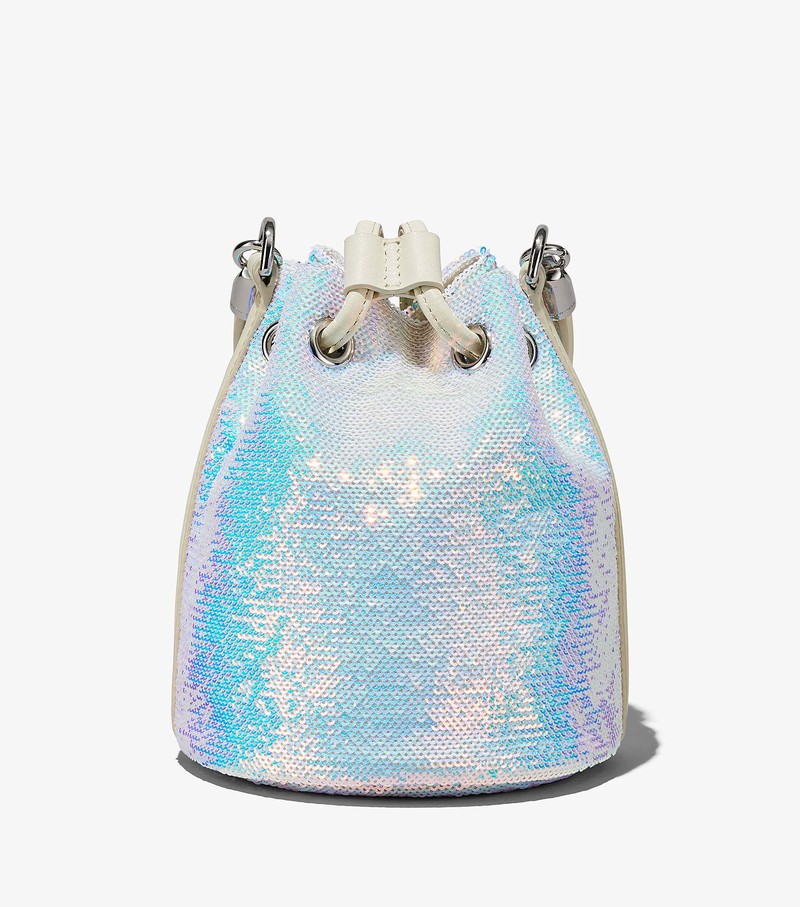 Women's Marc Jacobs Sequin Micro Bucket Bags Multicolor | YHFTC-9246