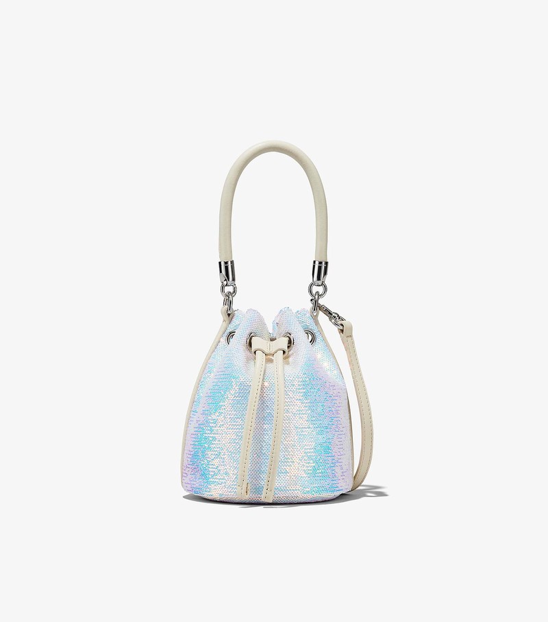 Women\'s Marc Jacobs Sequin Micro Bucket Bags Multicolor | YHFTC-9246