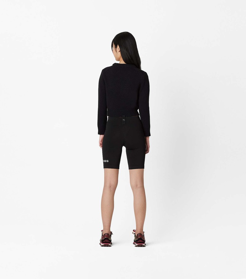 Women's Marc Jacobs Shrunken Sweater Black | QILMZ-3068