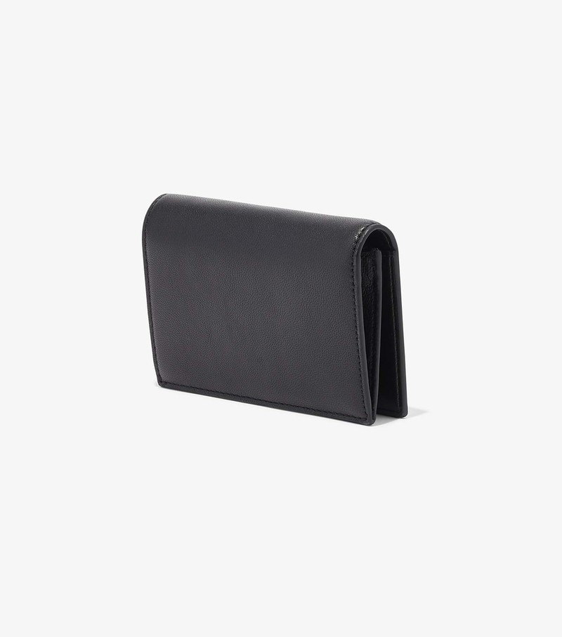 Women's Marc Jacobs Slim 84 Bifold Small Wallets Black | TSUIJ-7852