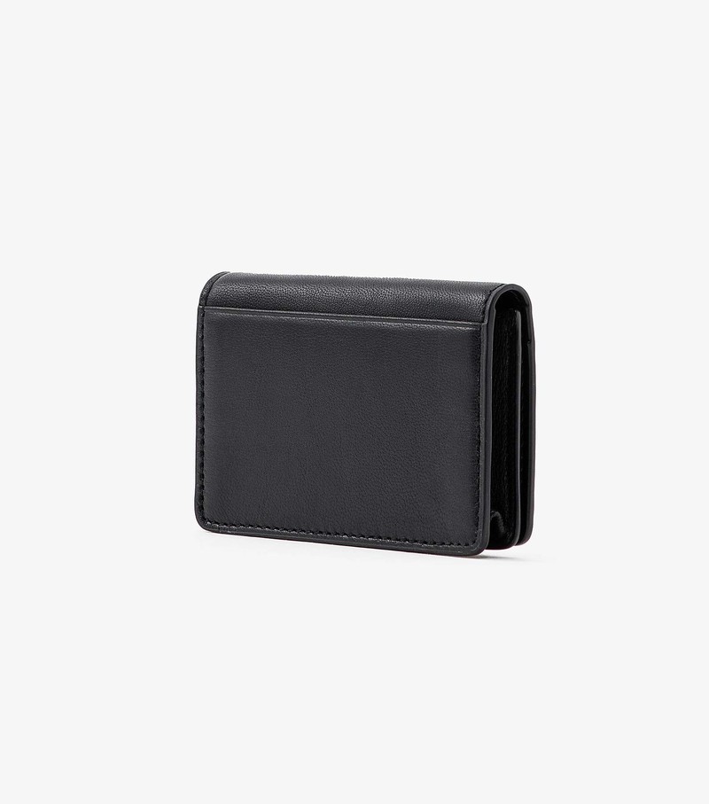 Women's Marc Jacobs Slim 84 Flap Card Case Black | INPSU-0458