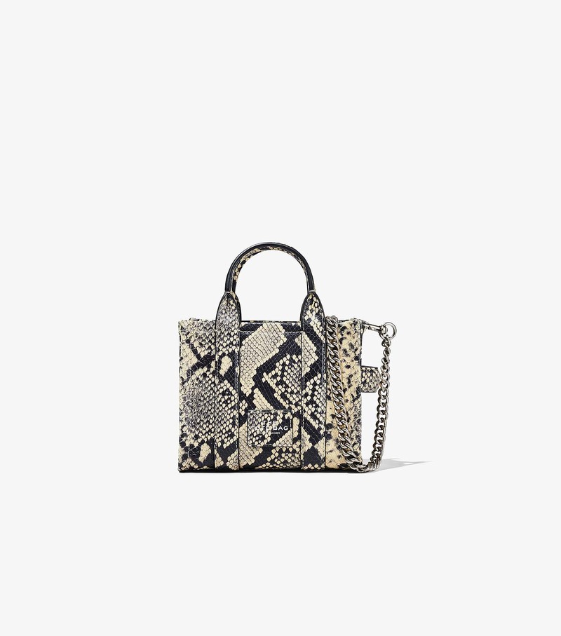 Women\'s Marc Jacobs Snake-Embossed Micro Tote Mini Bags Multicolor | GSFDX-3167