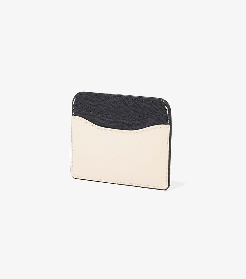 Women's Marc Jacobs Snapshot Card Case Black / White | IWJDR-5342