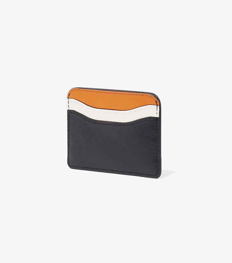 Women's Marc Jacobs Snapshot Card Case Black / Orange / White | NSREU-3460