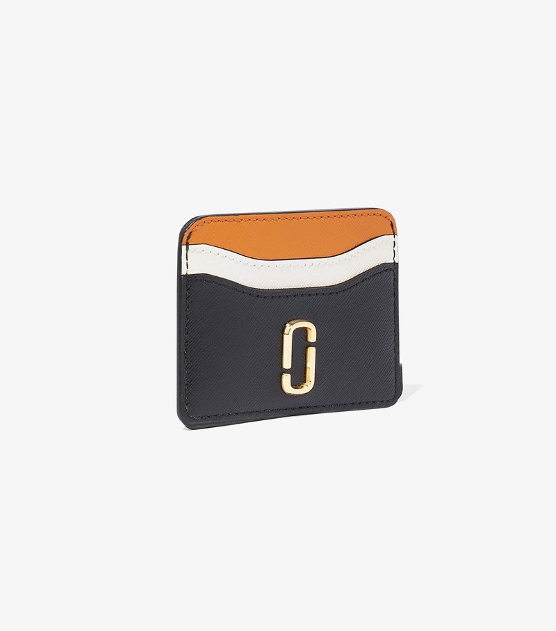 Women's Marc Jacobs Snapshot Card Case Black / Orange / White | NSREU-3460