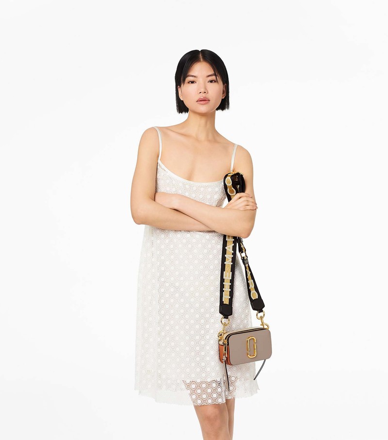 Women's Marc Jacobs Snapshot Crossbody Bags Beige | CBXVT-9572