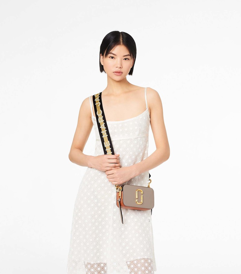 Women's Marc Jacobs Snapshot Crossbody Bags Beige | CBXVT-9572