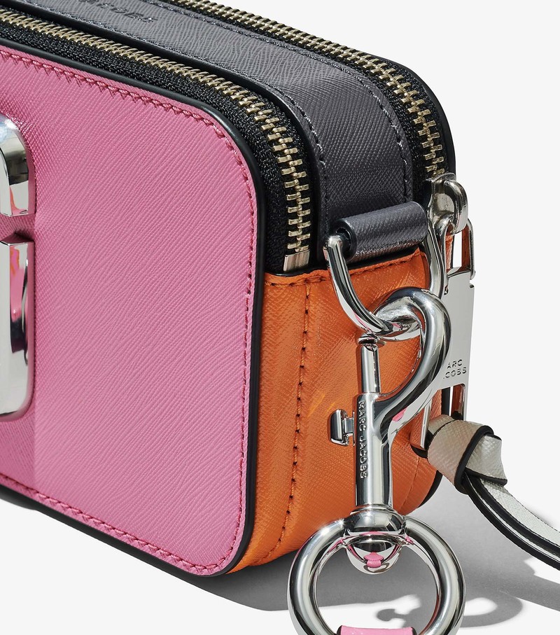 Women's Marc Jacobs Snapshot Crossbody Bags Pink / Multicolor | HIUQX-0412