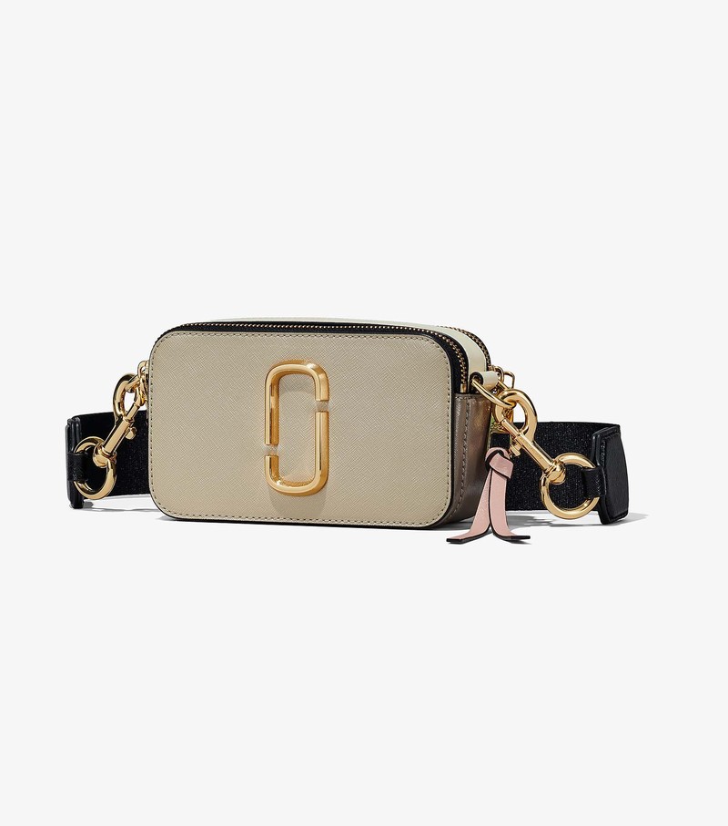 Women's Marc Jacobs Snapshot Crossbody Bags Beige / Multicolor | KJOAN-1652