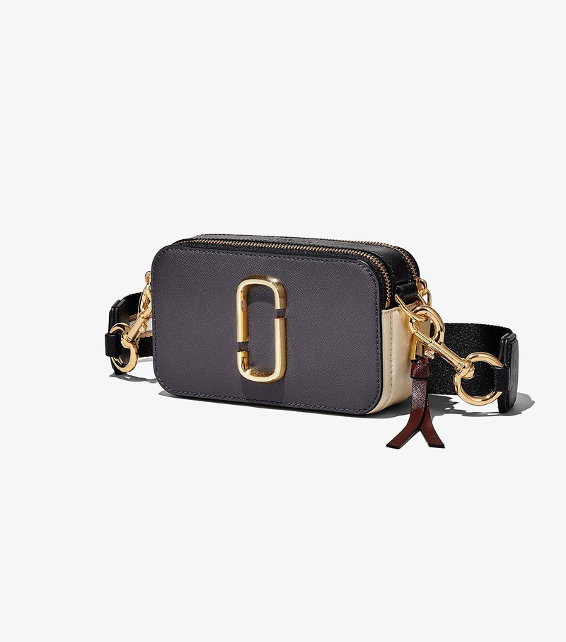 Women's Marc Jacobs Snapshot Crossbody Bags Black / Multicolor | PHBJS-9382