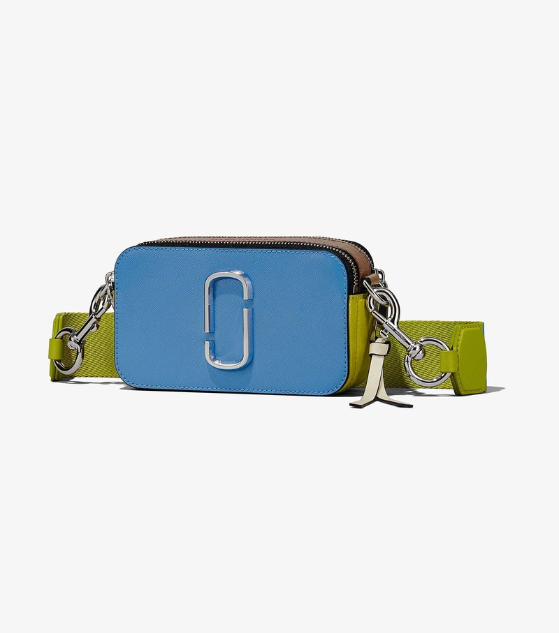 Women's Marc Jacobs Snapshot Crossbody Bags Blue / Multicolor | SPAWI-5639