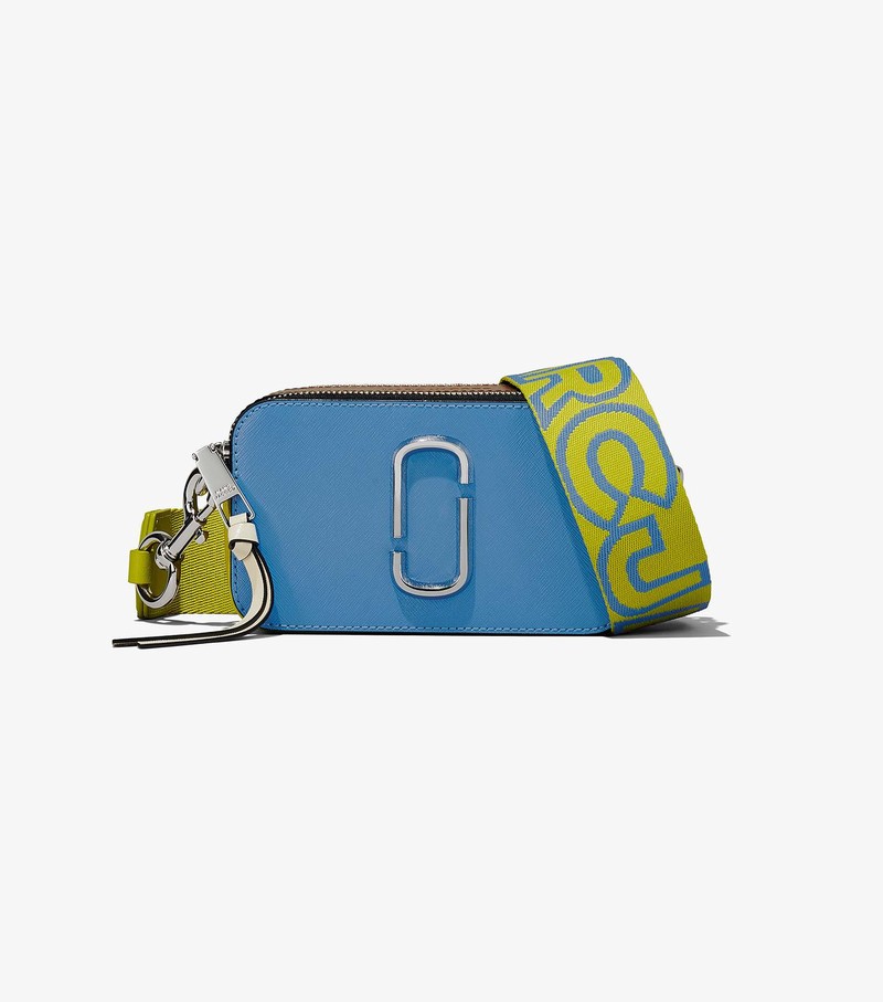 Women\'s Marc Jacobs Snapshot Crossbody Bags Blue / Multicolor | SPAWI-5639