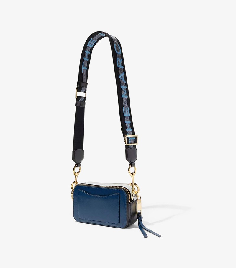 Women's Marc Jacobs Snapshot Crossbody Bags Blue / Multicolor | ZSQJY-3029