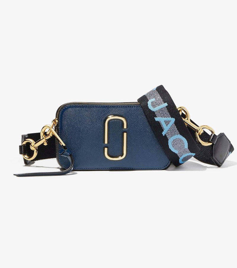 Women\'s Marc Jacobs Snapshot Crossbody Bags Blue / Multicolor | ZSQJY-3029