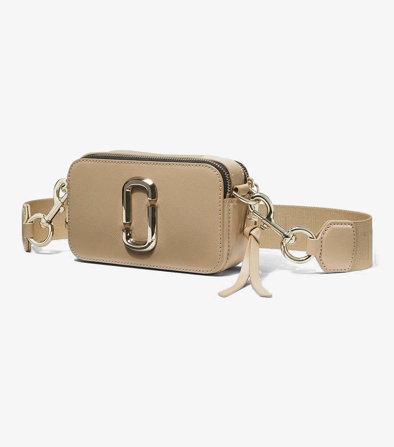 Women's Marc Jacobs Snapshot DTM Crossbody Bags Beige | EKHVY-9857