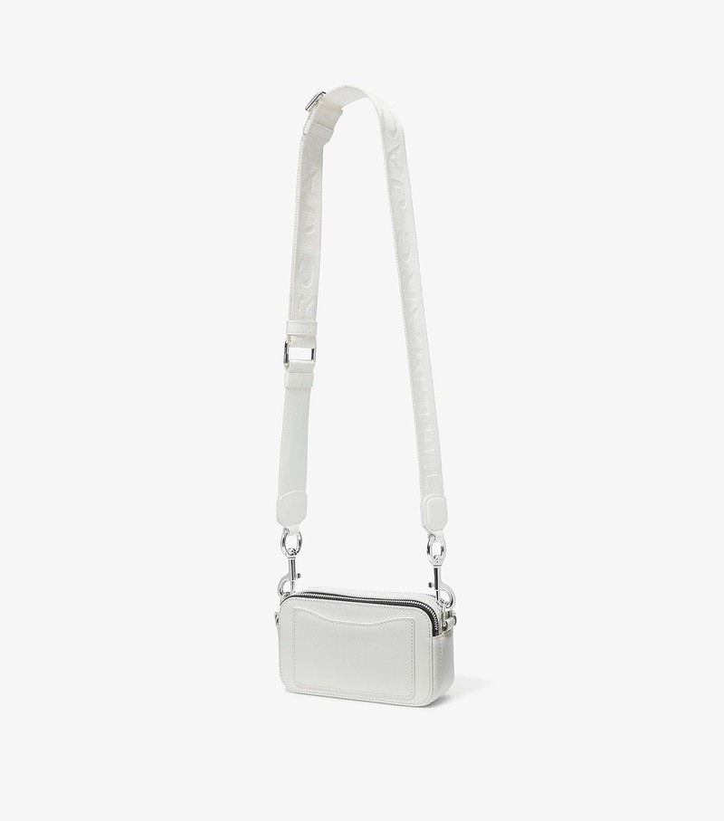 Women's Marc Jacobs Snapshot DTM Crossbody Bags White | GCIAW-2694