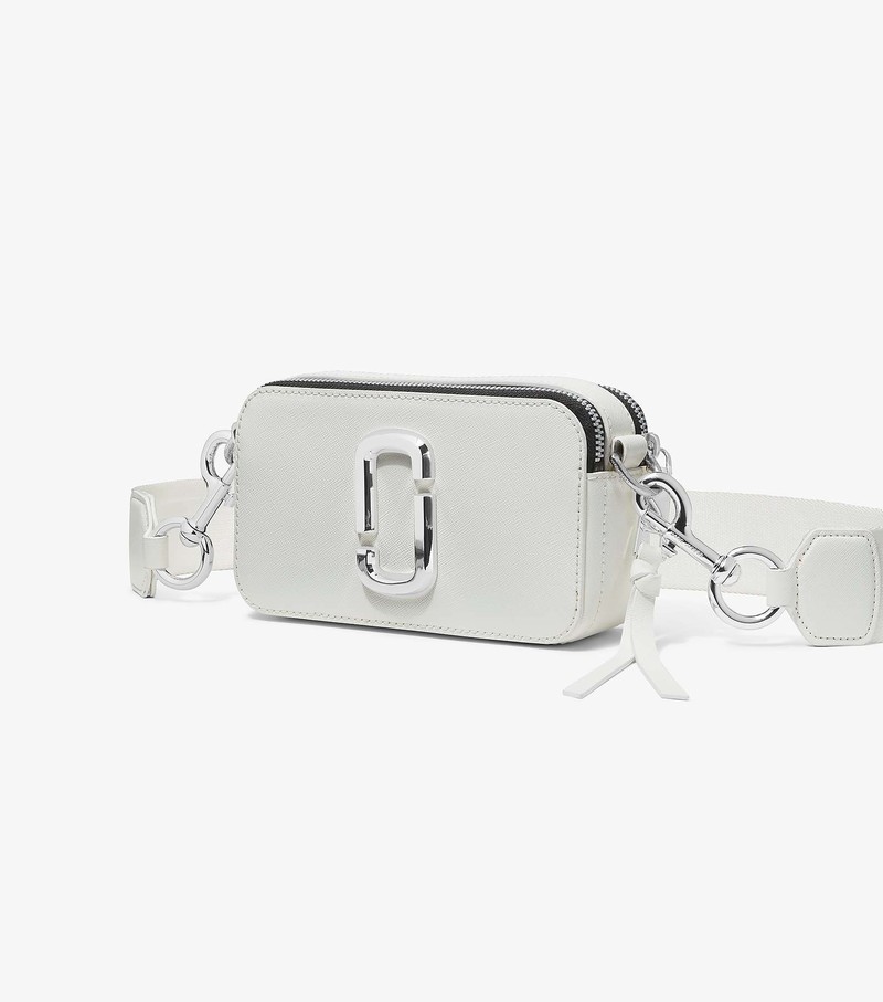 Women's Marc Jacobs Snapshot DTM Crossbody Bags White | GCIAW-2694