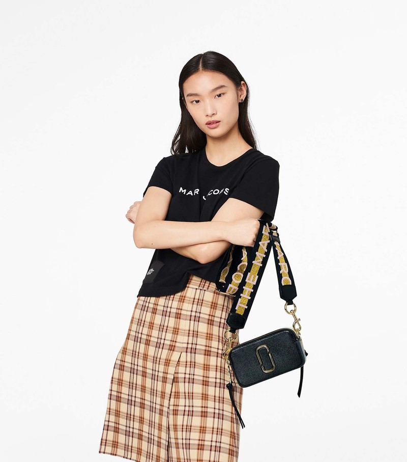 Women's Marc Jacobs Snapshot Mini Bags Black / Multicolor | HNDUE-1390