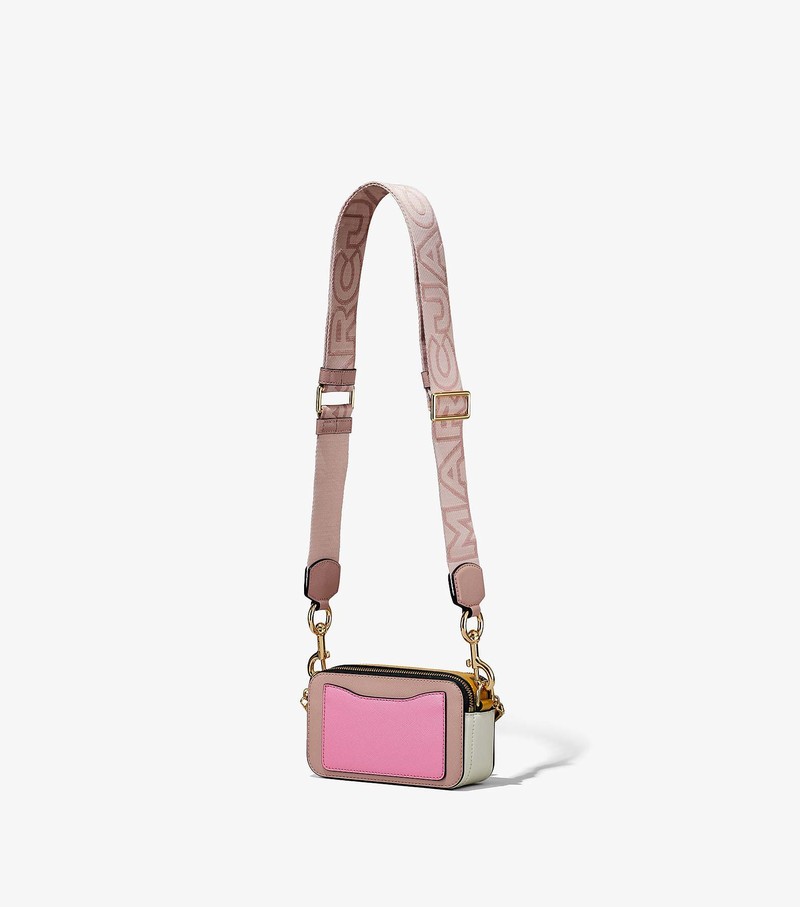 Women's Marc Jacobs Snapshot Mini Bags Pink / Multicolor | ZVPEJ-2301