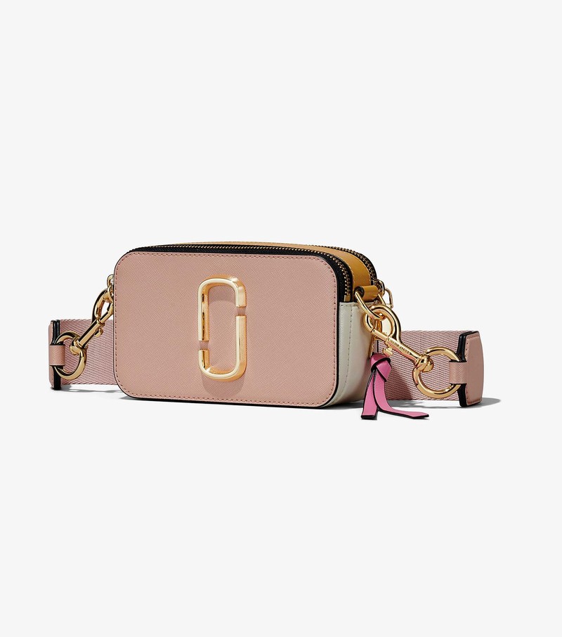 Women's Marc Jacobs Snapshot Mini Bags Pink / Multicolor | ZVPEJ-2301