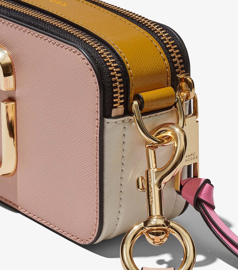 Women's Marc Jacobs Snapshot Mini Bags Pink / Multicolor | ZVPEJ-2301