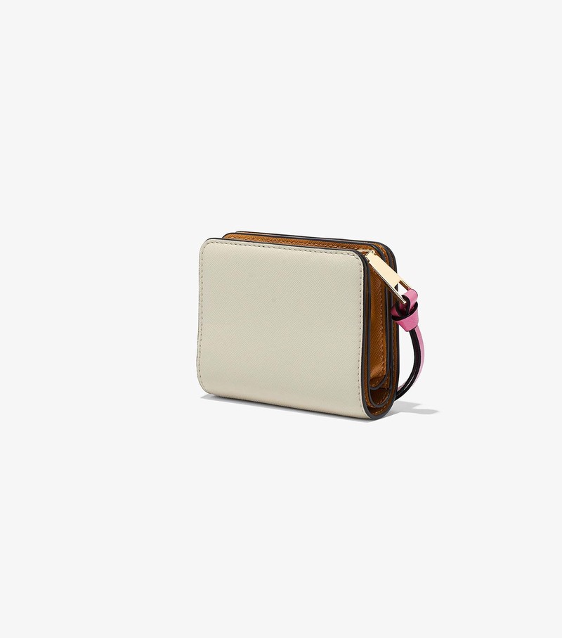 Women's Marc Jacobs Snapshot Mini Compact Small Wallets Pink / Multicolor | REOWD-6017