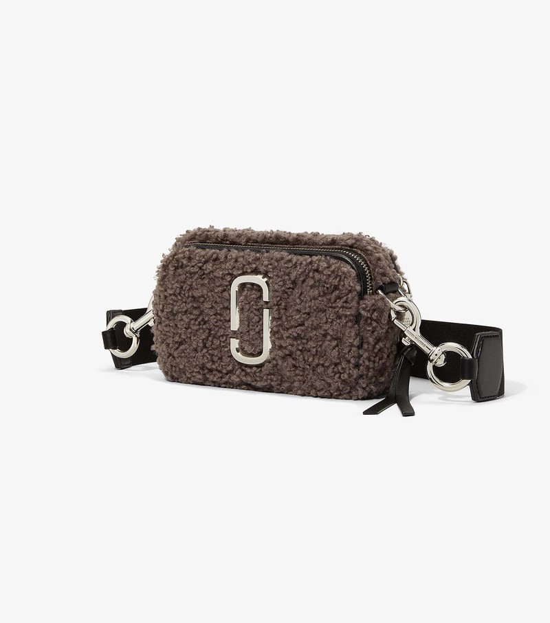 Women's Marc Jacobs Snapshot Teddy Mini Bags Grey | LSNRQ-2605