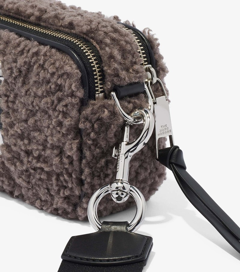 Women's Marc Jacobs Snapshot Teddy Mini Bags Grey | LSNRQ-2605