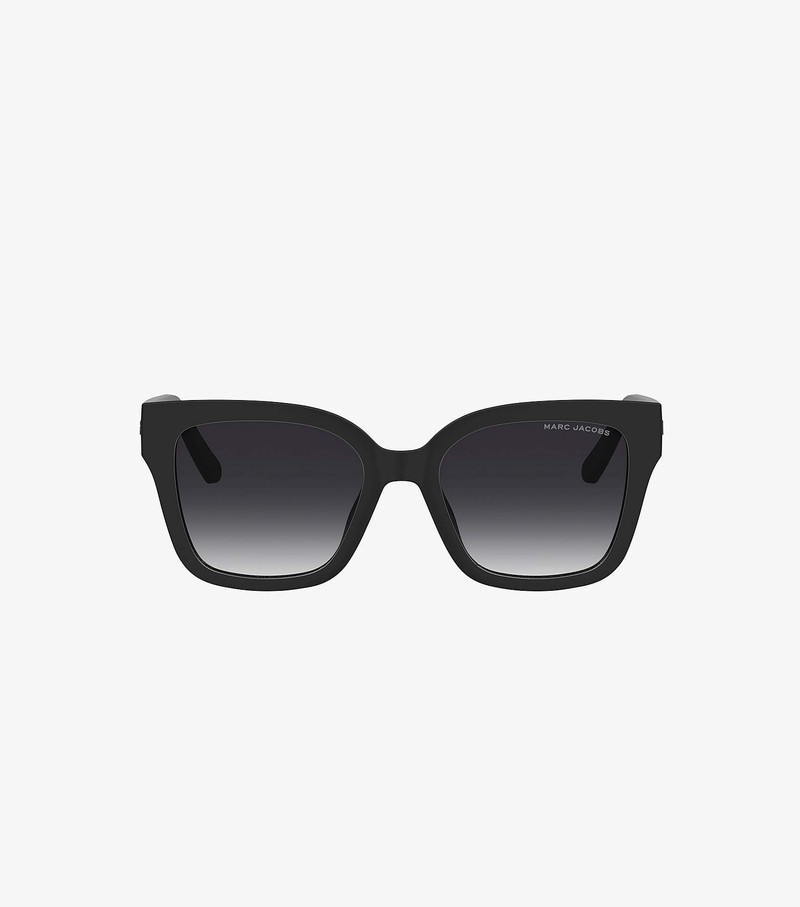 Women's Marc Jacobs Square Sunglasses Black | FERWX-5938