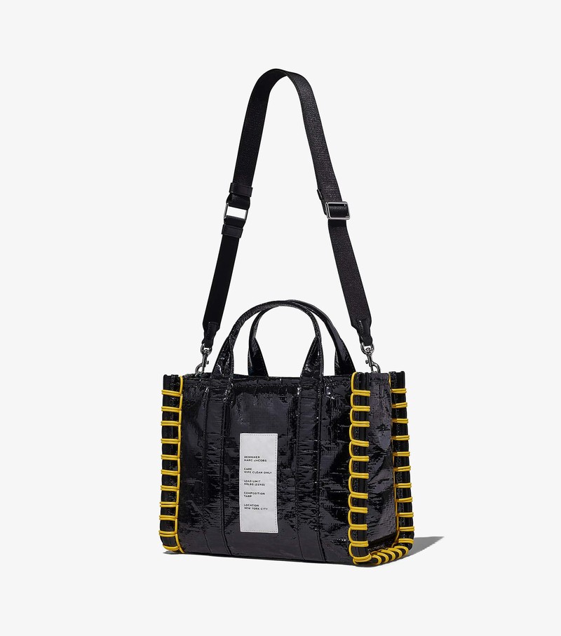 Women's Marc Jacobs Tarp Medium Tote Bags Black | EQJTH-2608