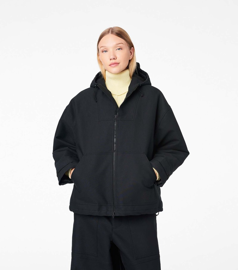 Women's Marc Jacobs Technical Padded Jackets Black | PVUTK-3041