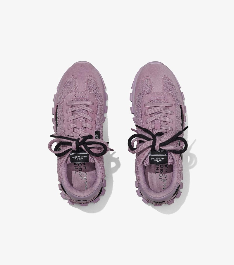 Women's Marc Jacobs Teddy Jogger Sneakers Purple / Black | XVQWZ-0837