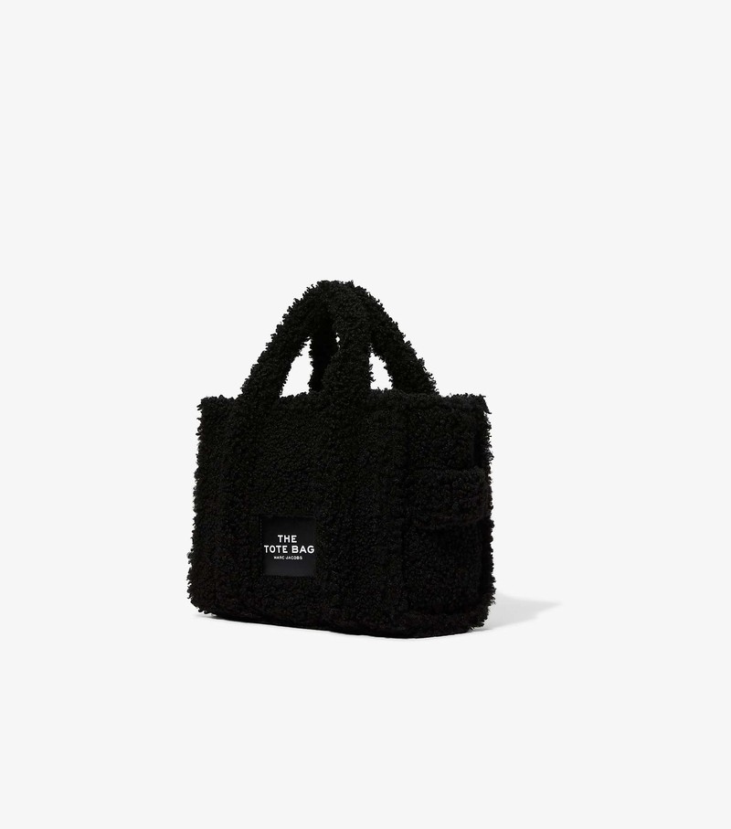 Women's Marc Jacobs Teddy Tote Mini Bags Black | SIOUC-6783