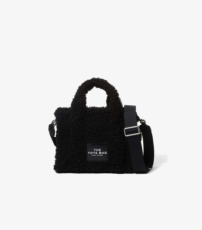 Women\'s Marc Jacobs Teddy Tote Mini Bags Black | SIOUC-6783