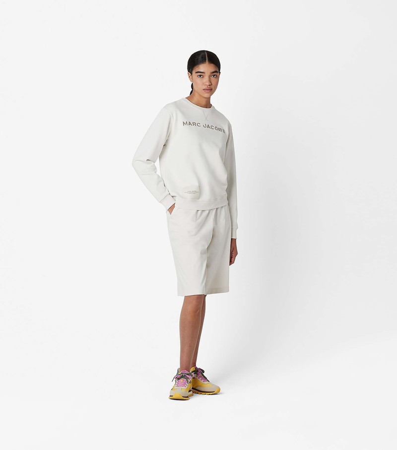 Women's Marc Jacobs The Sweatshirts White | IAKYQ-8302