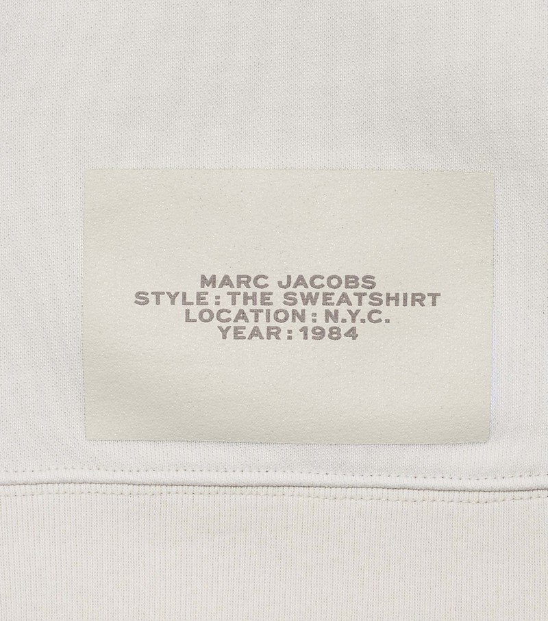 Women's Marc Jacobs The Sweatshirts White | IAKYQ-8302