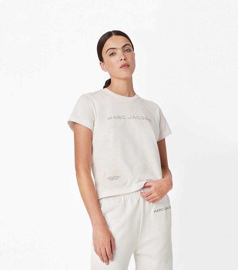 Women's Marc Jacobs The T Shirts White | LCJXW-2974