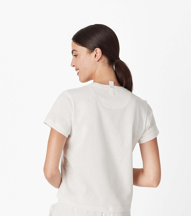 Women's Marc Jacobs The T Shirts White | LCJXW-2974