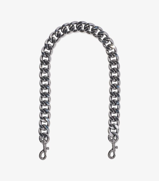 Women's Marc Jacobs Chainlink Shoulder Strap Bag Accessories Silver | UEKTL-4586