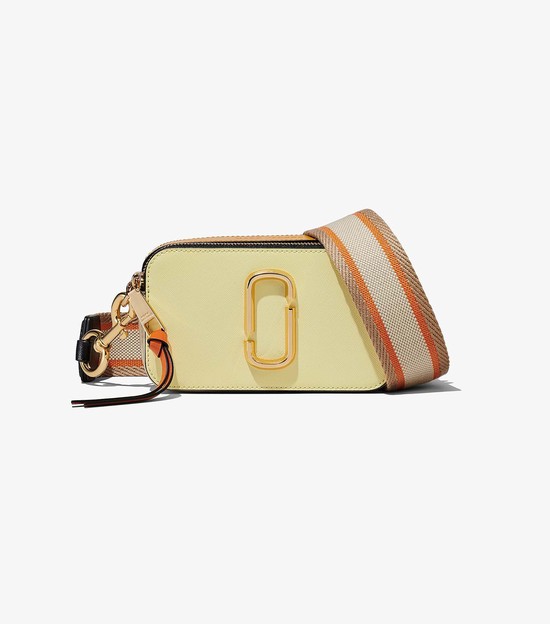 Women's Marc Jacobs Colorblock Snapshot Mini Bags Yellow / Multicolor | SIDLB-8170