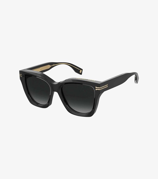 Women's Marc Jacobs Icon Edge Oversized Square Sunglasses Black | FEJNT-2740