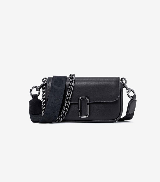 Women's Marc Jacobs J Marc Mini Shoulder Bags Black | SZMFB-6213