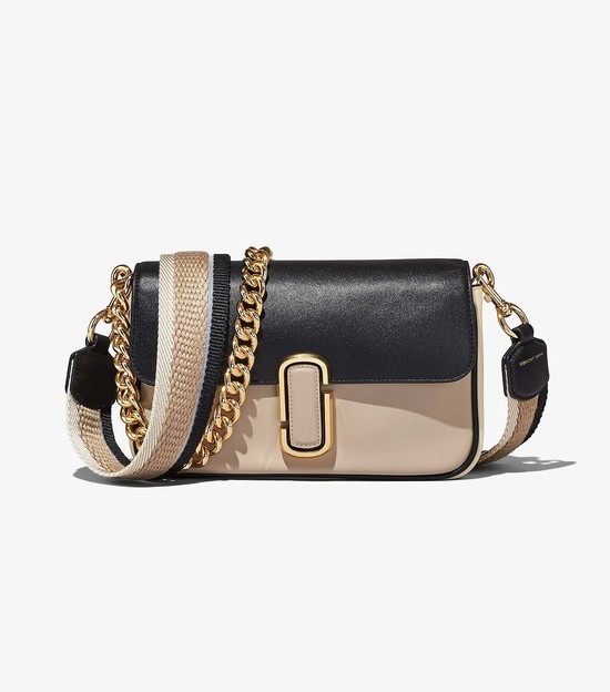 Women's Marc Jacobs J Marc Shoulder Bags Beige / Black | BJCMV-9154