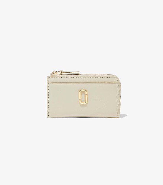 Women's Marc Jacobs J Marc Top Zip Multi Small Wallets White | SEIZR-1249