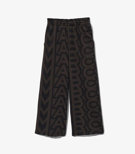 Women's Marc Jacobs Monogram Oversized Sweatpants Black / Grey | WYXHL-5871